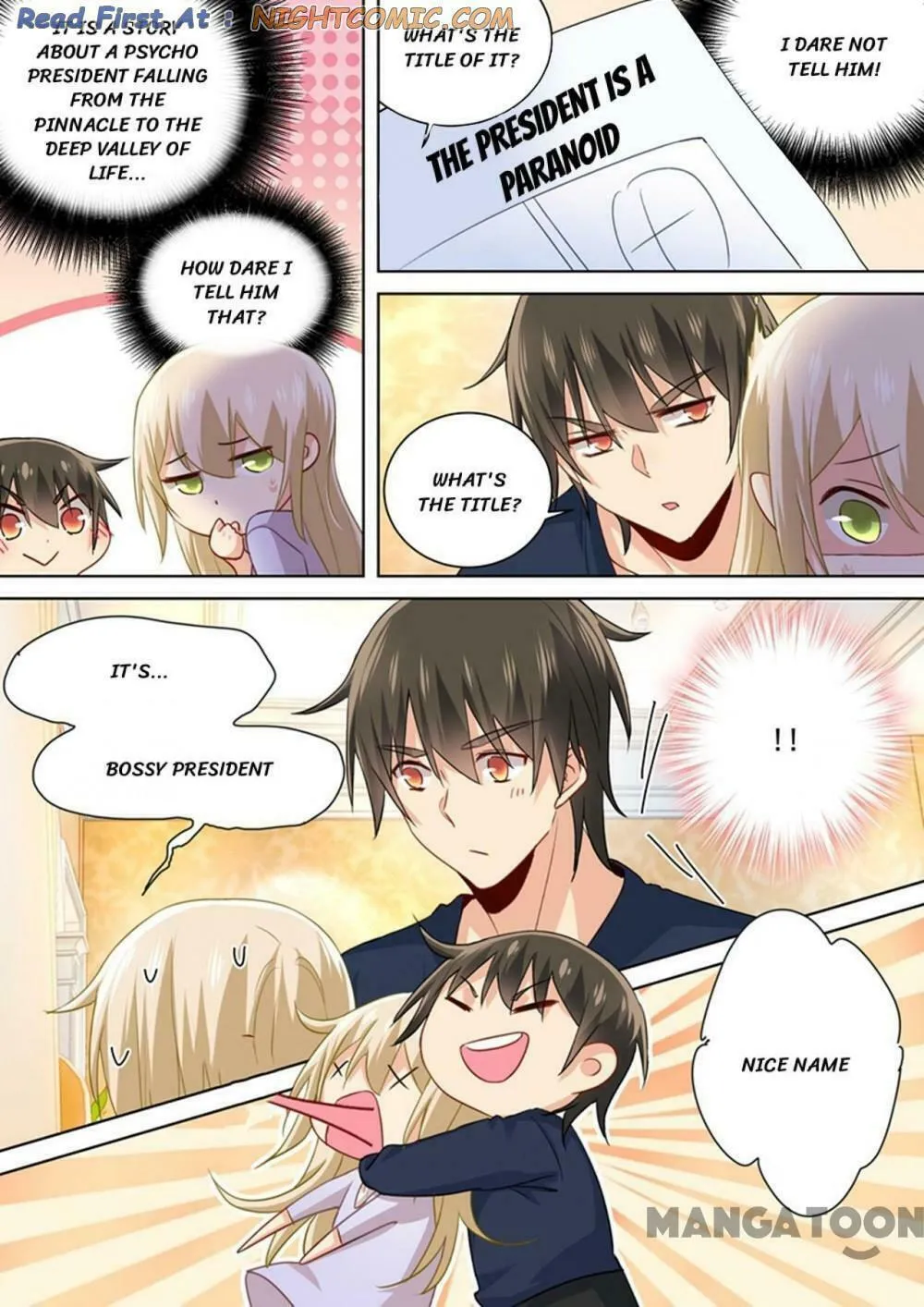 Read Bossy President chapter 150 image 0 on Lezhin