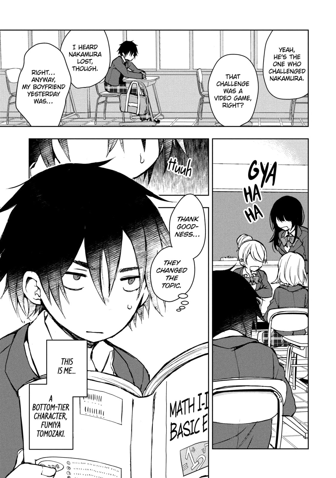Read Bottom-tier Character Tomozaki chapter 1.1 image 4 on Lezhin