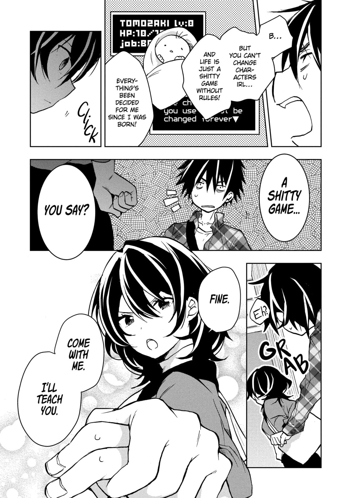 Read Bottom-tier Character Tomozaki chapter 1.2 image 5 on Lezhin