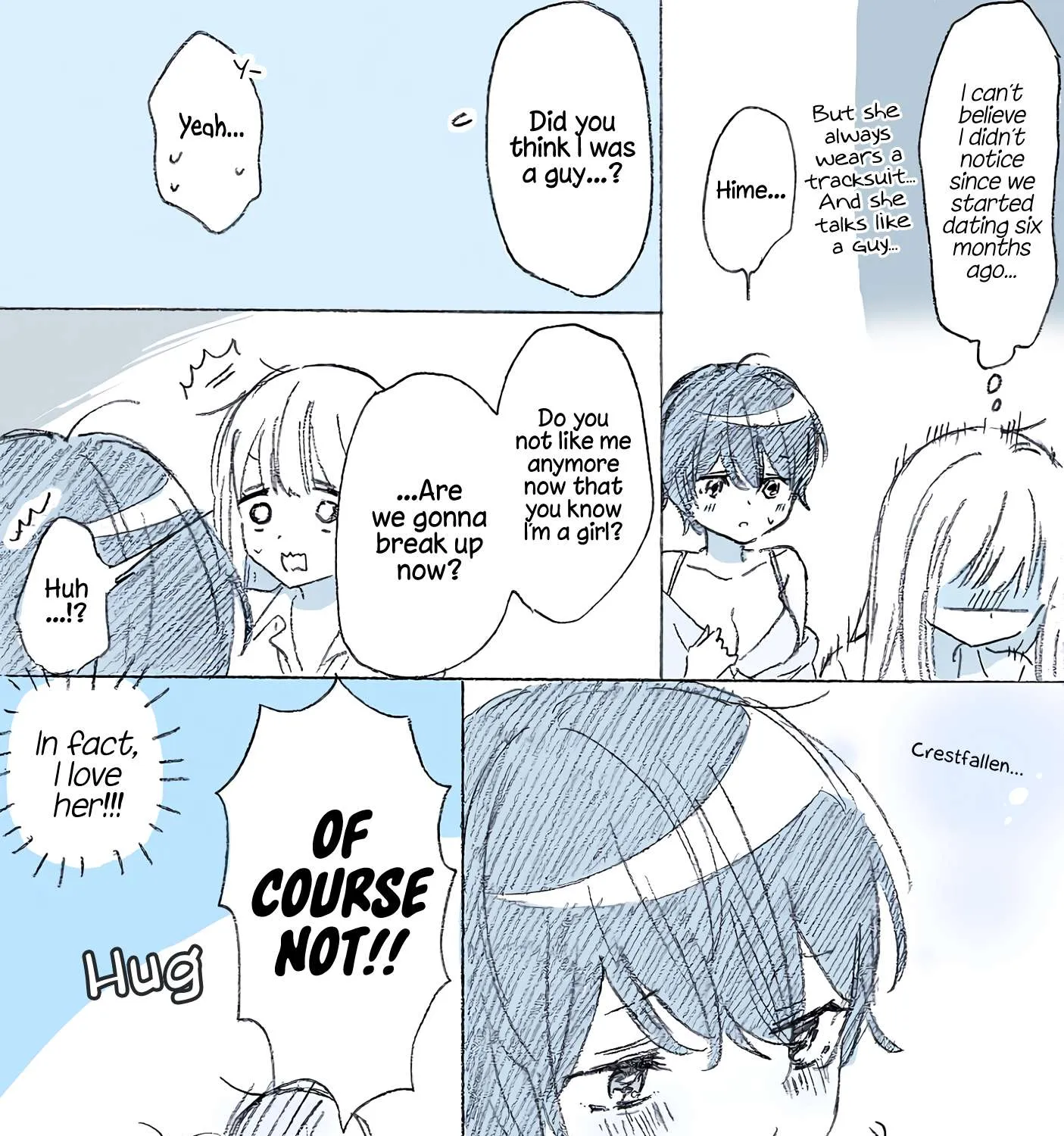 Read Boyish Girlfriend chapter 1 image 2 on Lezhin