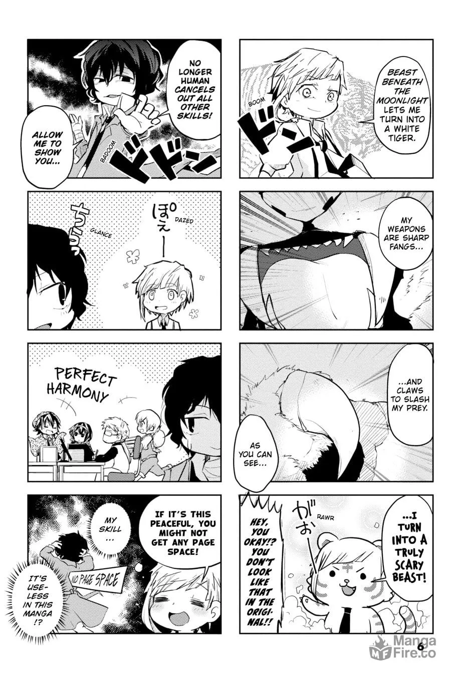 Read Bungo Stray Dogs: Wan! chapter 1 image 4 on Lezhin