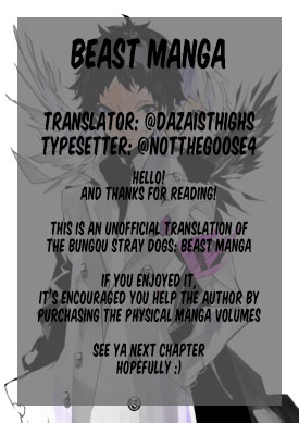 Read Bungou Stray Dogs Beast chapter 4 image 20 on Lezhin