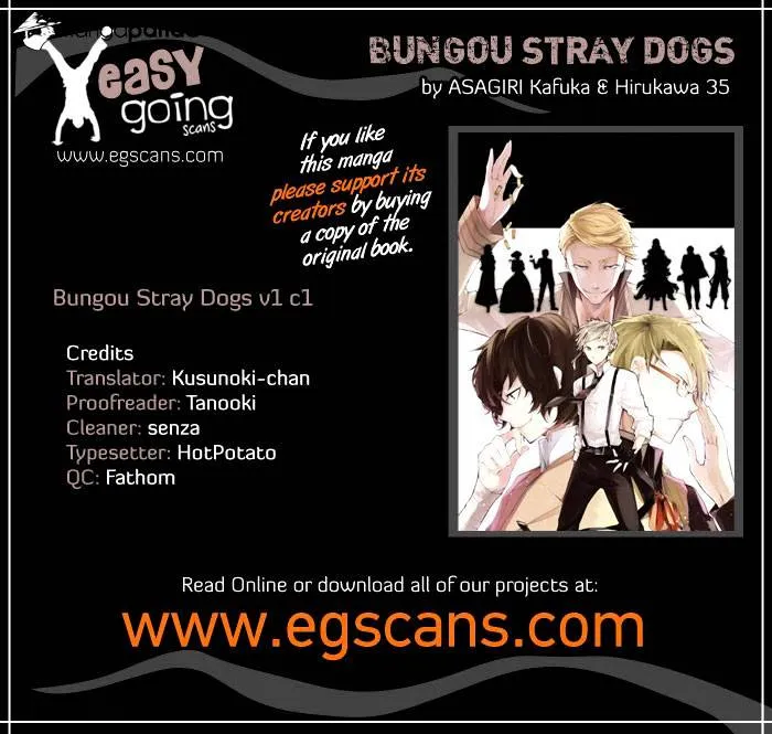 Read Bungou Stray Dogs chapter 1.1 image 0 on Lezhin