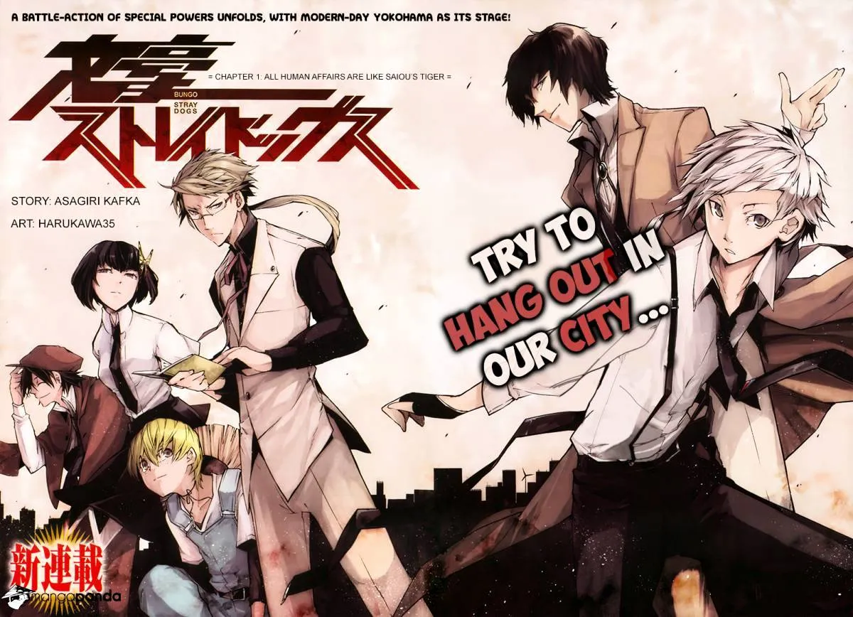 Read Bungou Stray Dogs chapter 1 image 2 on Lezhin