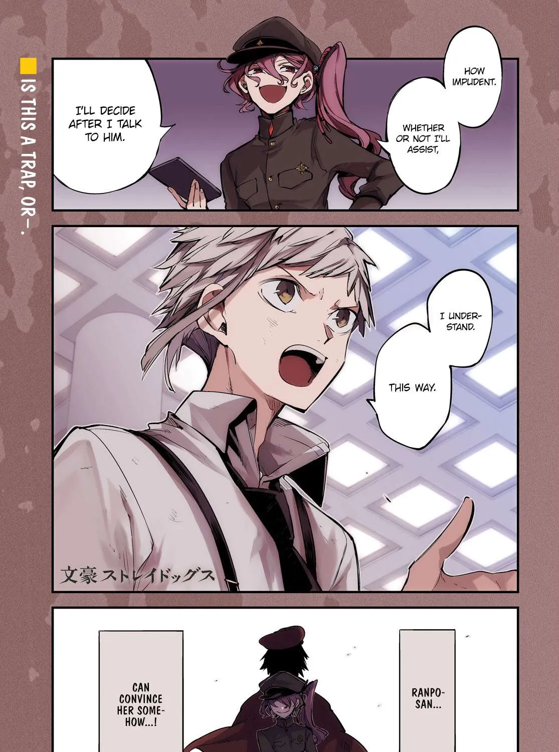 Read Bungou Stray Dogs chapter 100 image 1 on Lezhin