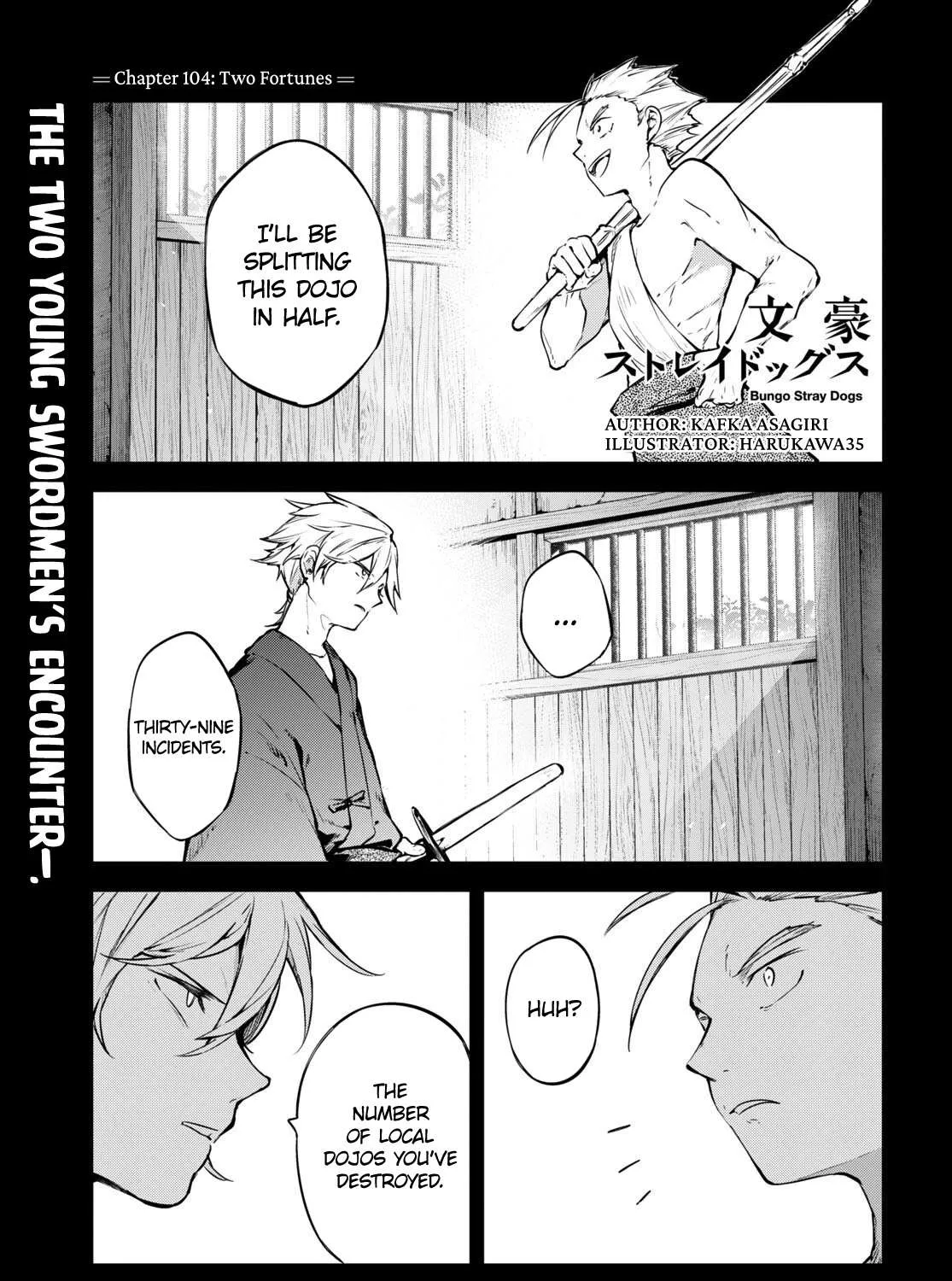 Read Bungou Stray Dogs chapter 104 image 1 on Lezhin
