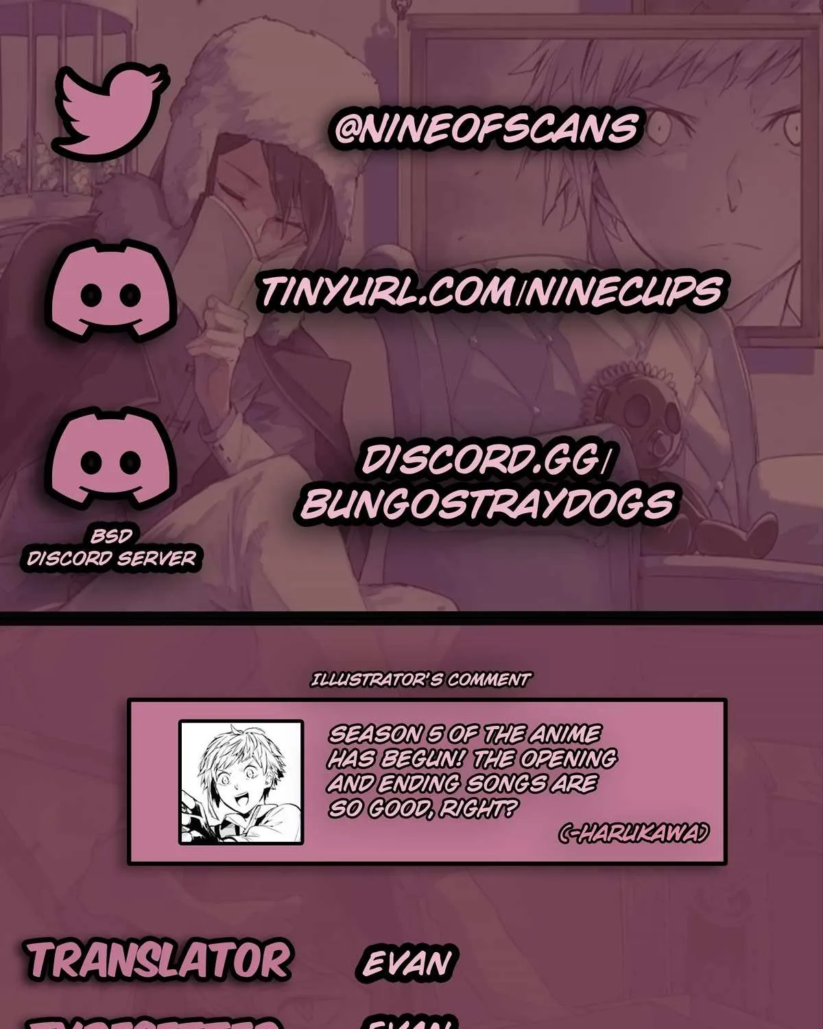 Read Bungou Stray Dogs chapter 109 image 1 on Lezhin