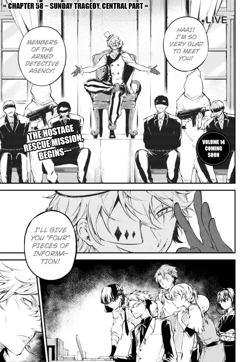 Read Bungou Stray Dogs chapter 58 image 1 on Lezhin