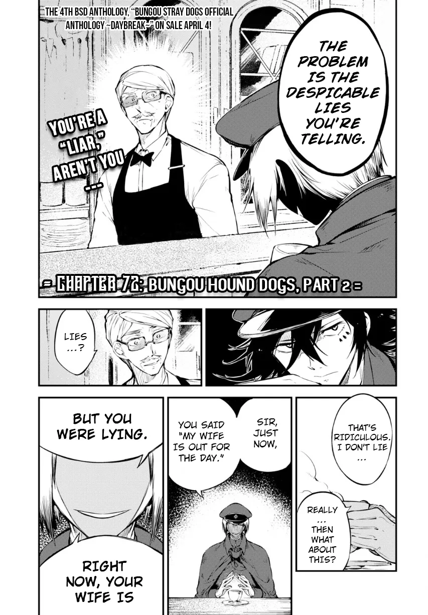 Read Bungou Stray Dogs chapter 72 image 2 on Lezhin