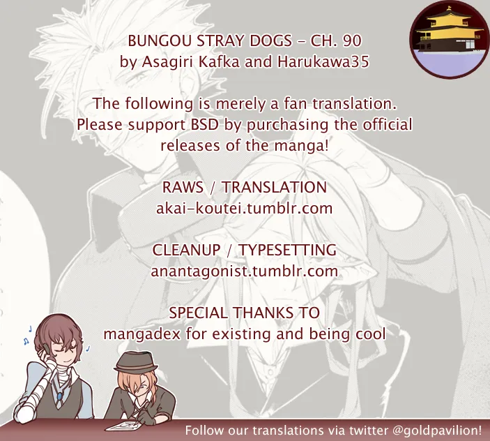 Read Bungou Stray Dogs chapter 90 image 0 on Lezhin