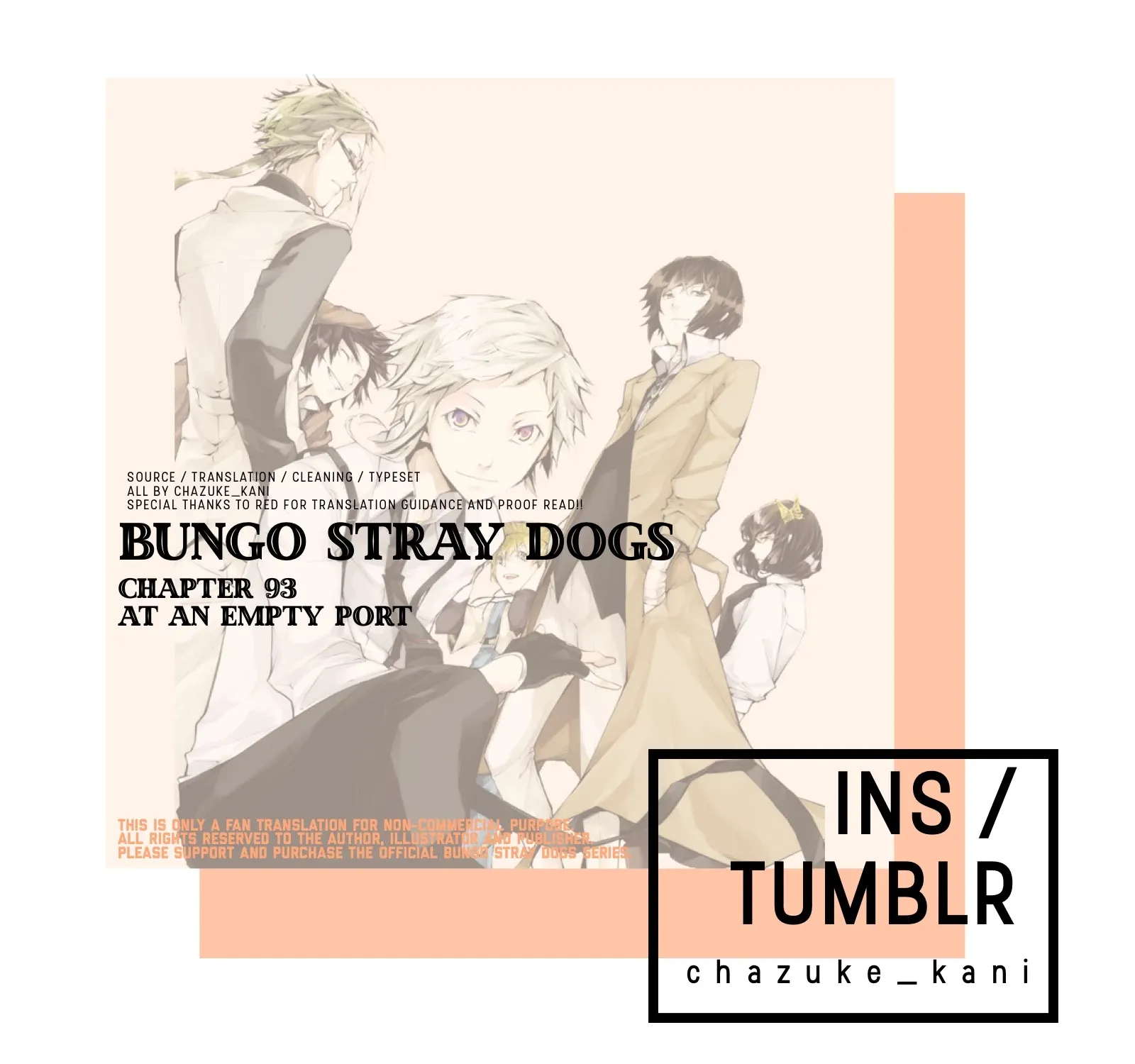 Read Bungou Stray Dogs chapter 93 image 0 on Lezhin