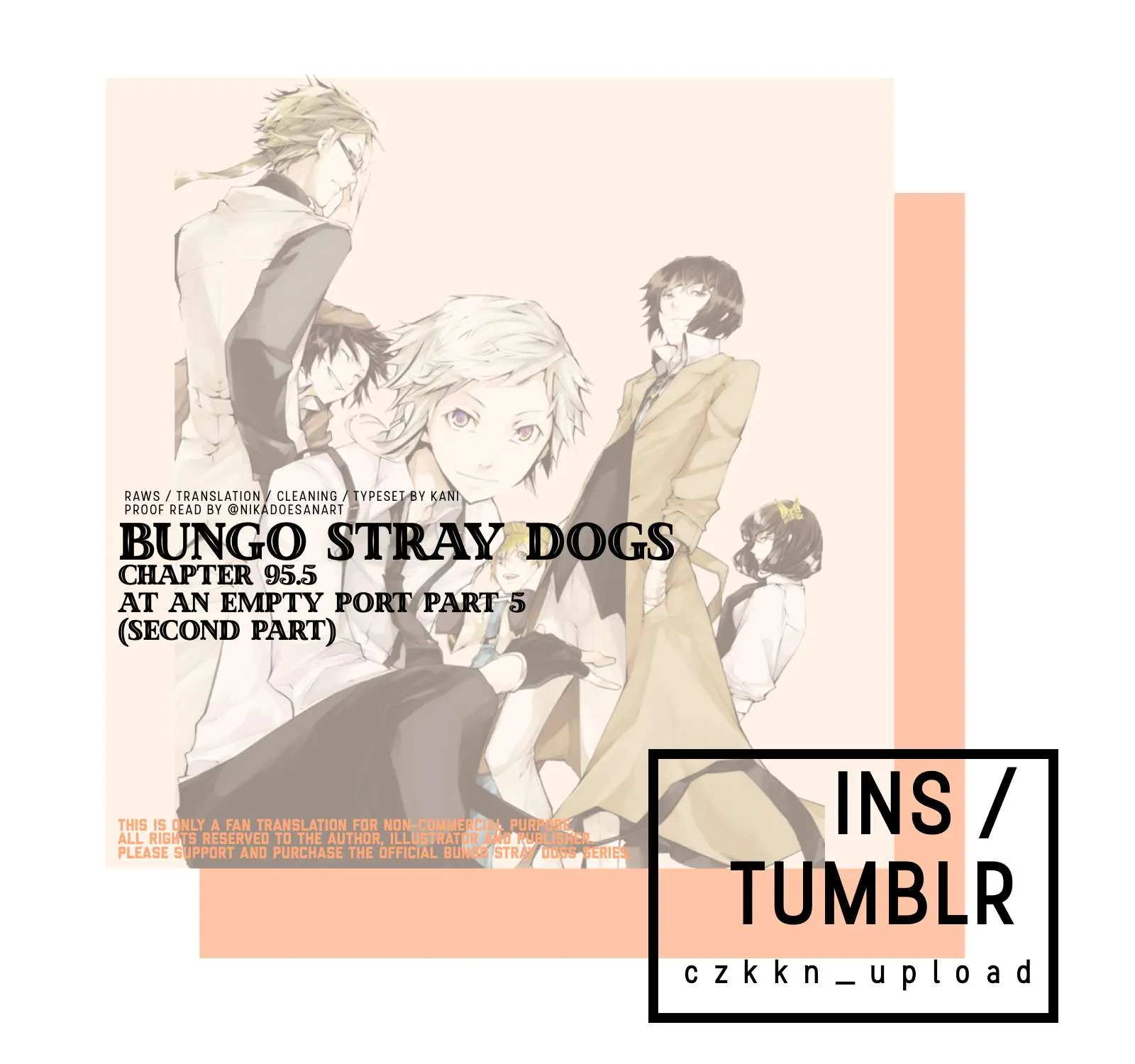 Read Bungou Stray Dogs chapter 95.5 image 0 on Lezhin