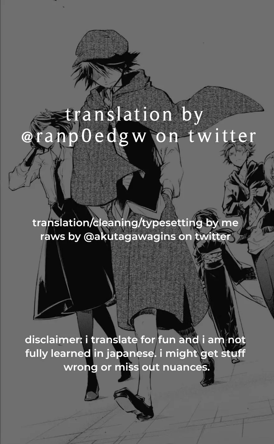 Read Bungou Stray Dogs chapter 98 image 0 on Lezhin