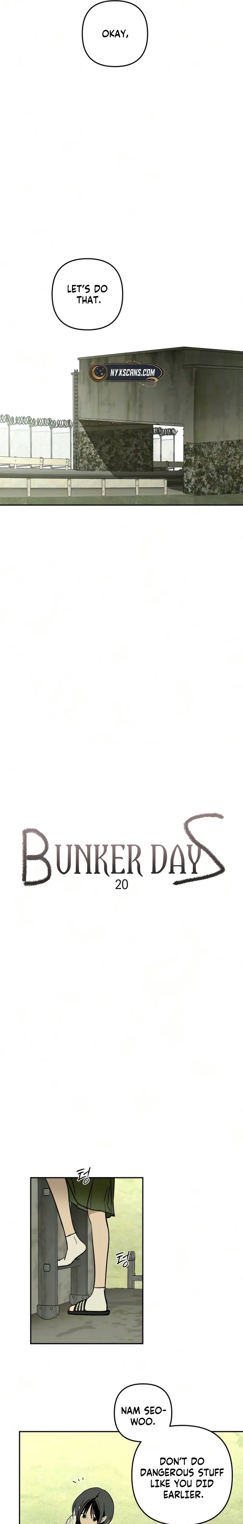Read Bunker Days chapter 20 image 3 on Lezhin