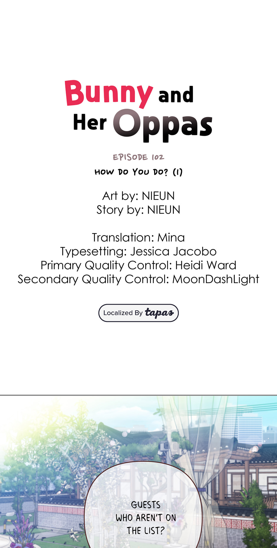 Bunny and Her Oppas Chapter 102 page 1 - 