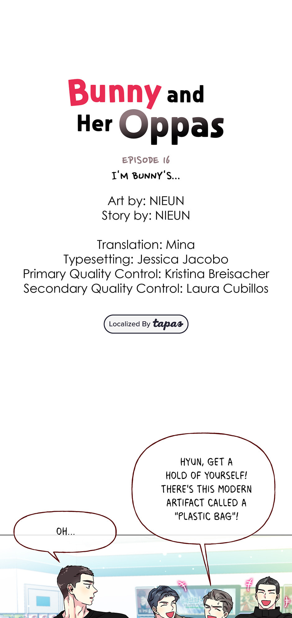 Bunny and Her Oppas Chapter 16 page 1 - 