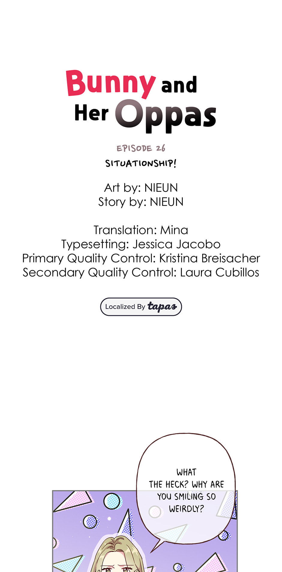 Bunny and Her Oppas Chapter 26 page 1 - 
