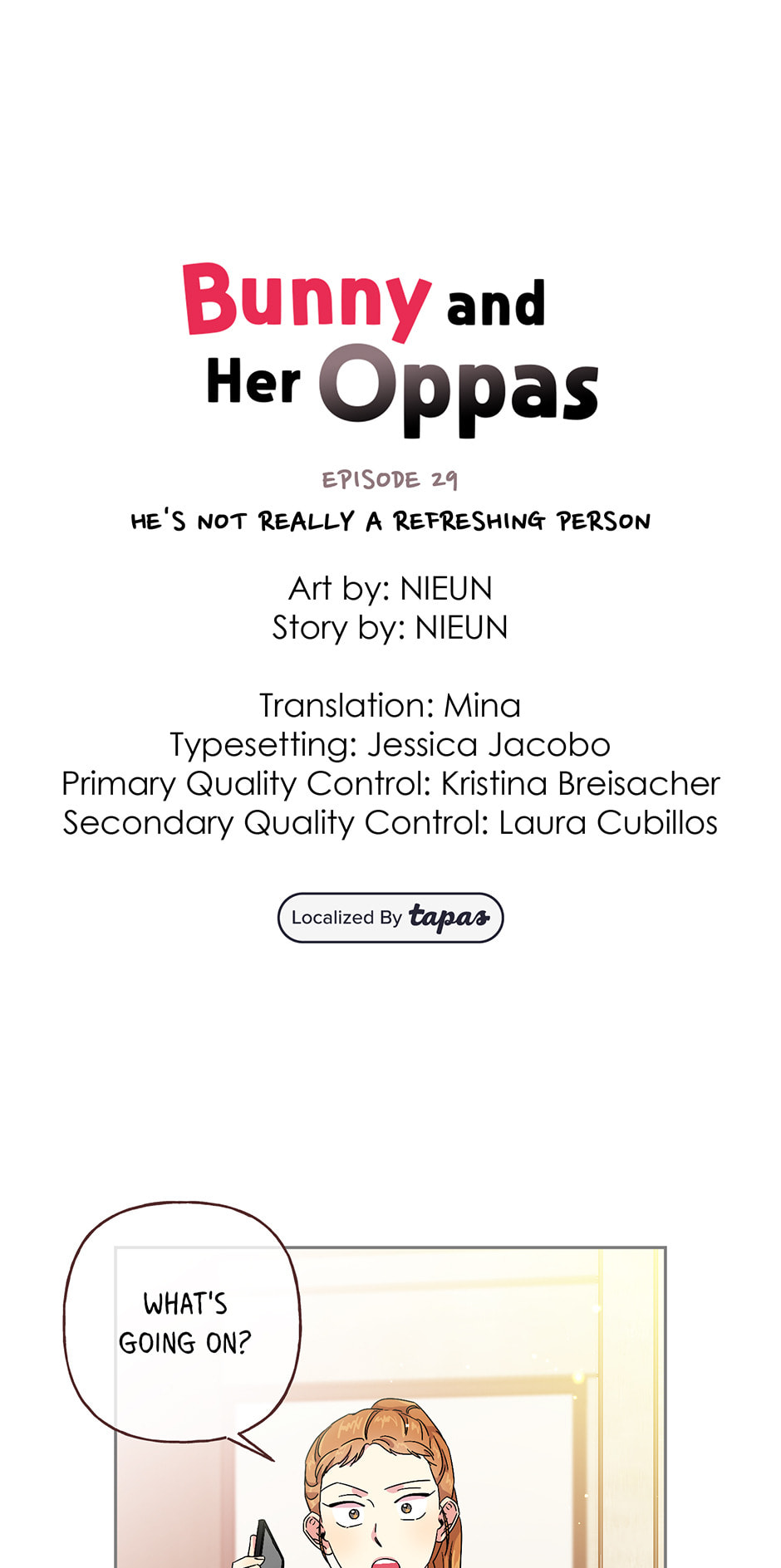 Bunny and Her Oppas Chapter 29 page 1 - 