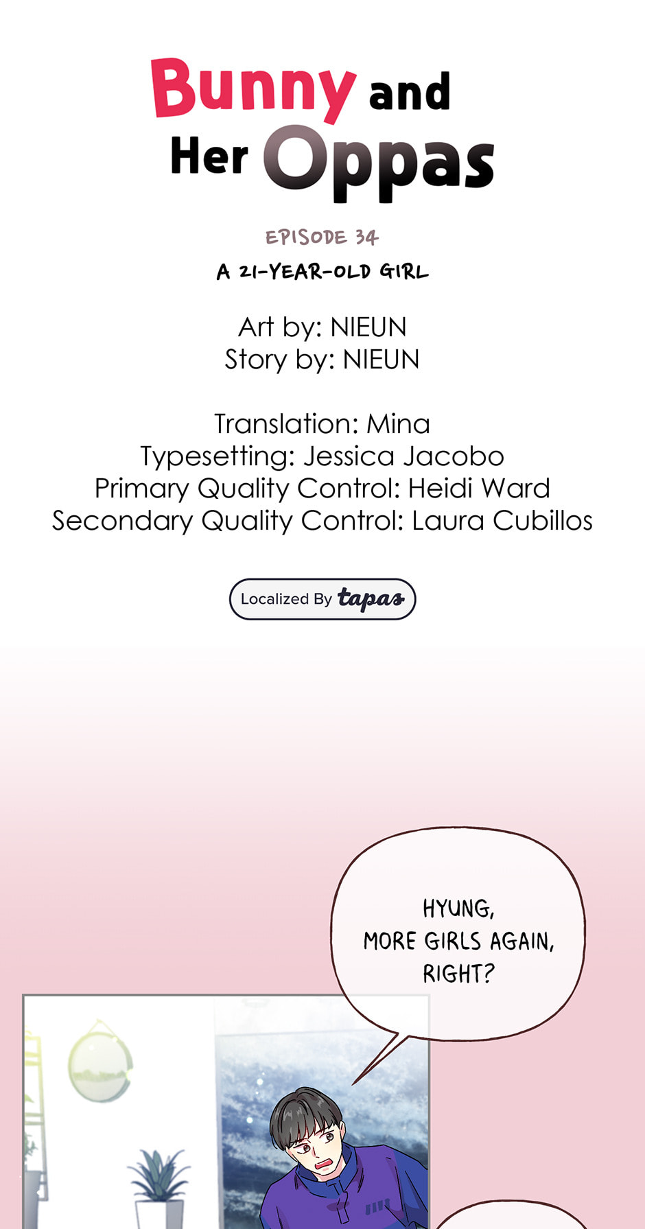 Bunny and Her Oppas Chapter 34 page 1 - 