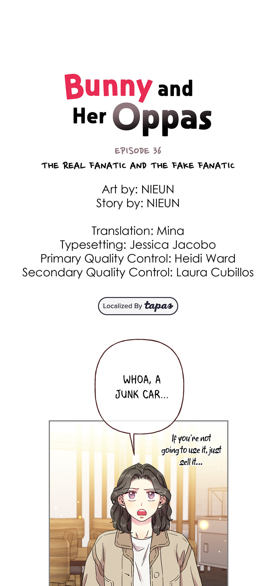 Bunny and Her Oppas Chapter 36 page 1 - 