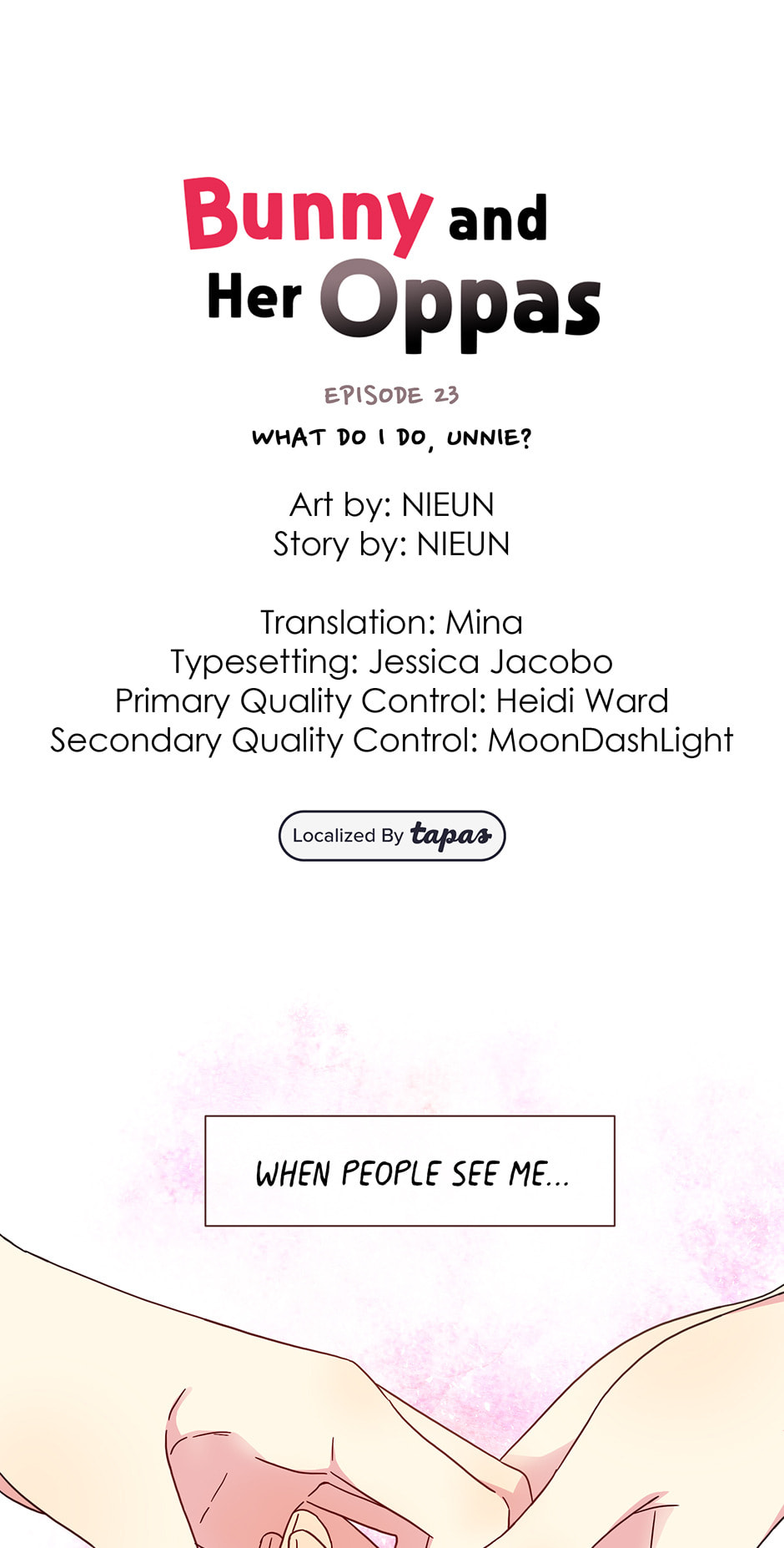 Bunny and Her Oppas Chapter 56 page 1 - 
