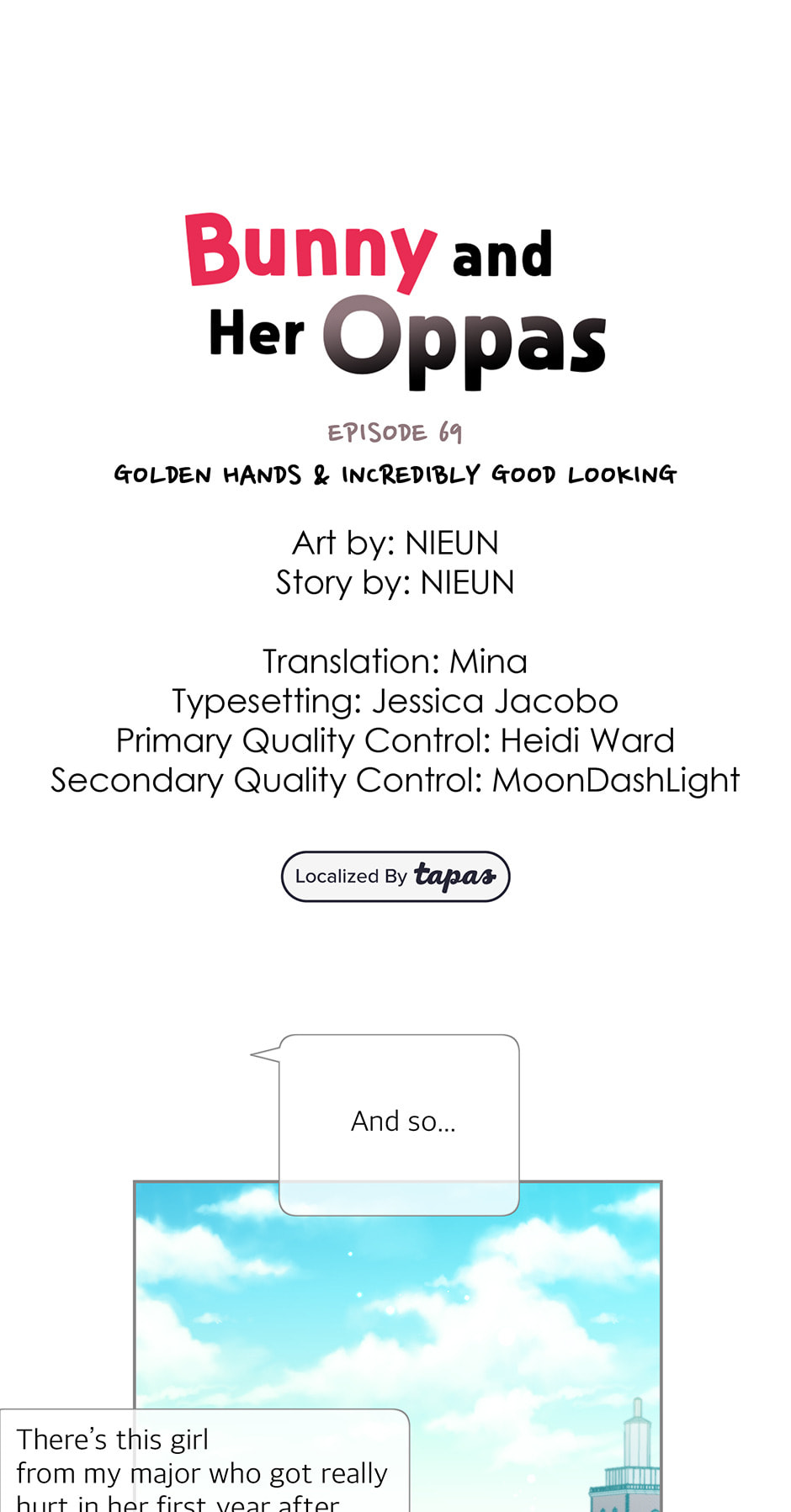 Bunny and Her Oppas Chapter 69 page 1 - 
