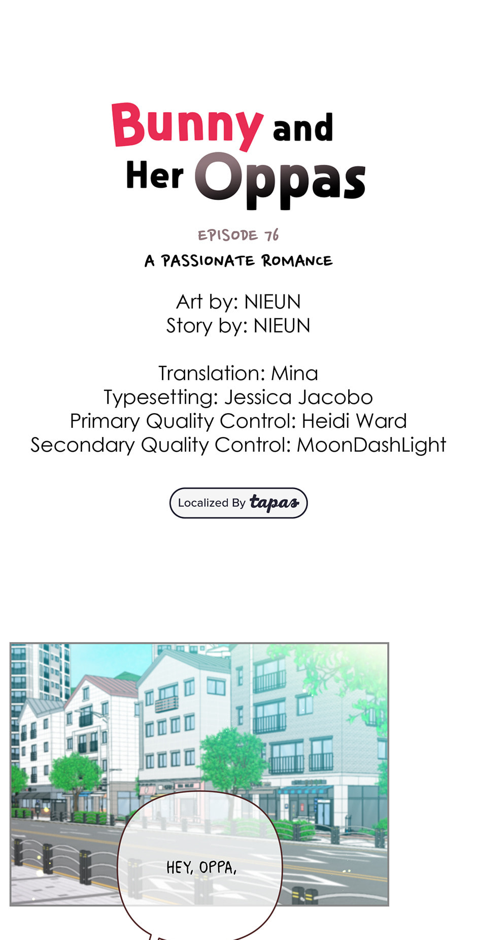 Bunny and Her Oppas Chapter 76 page 1 - 