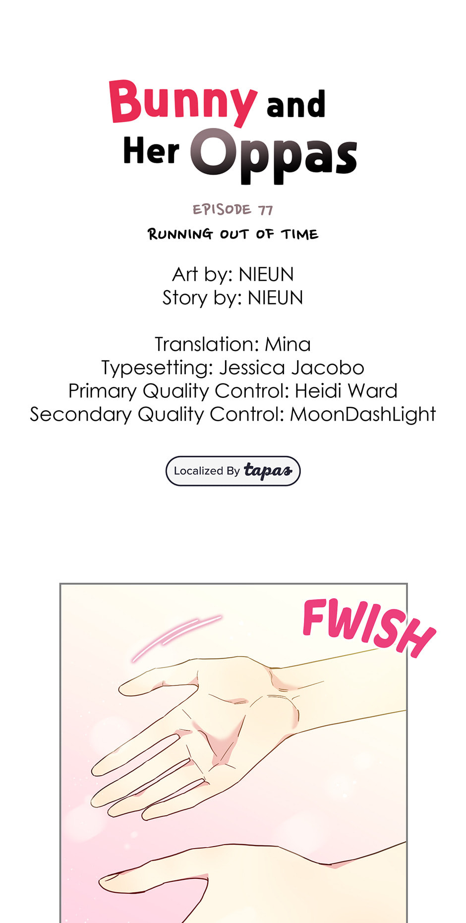 Bunny and Her Oppas Chapter 77 page 1 - 