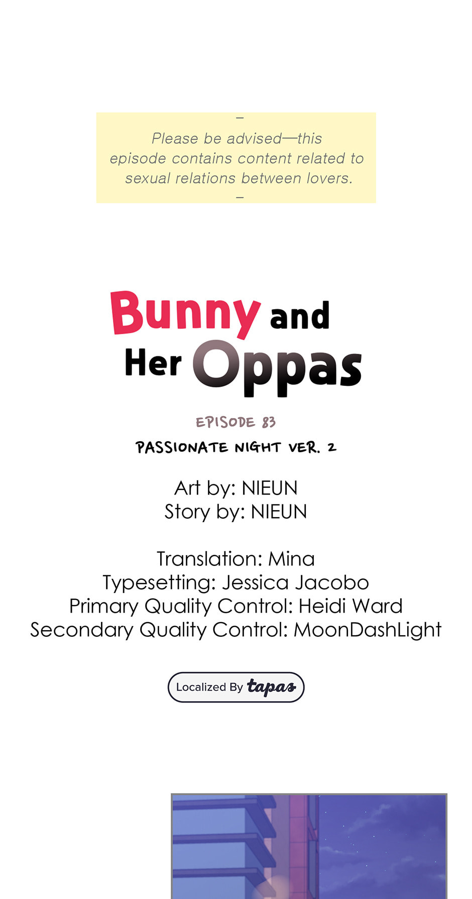 Bunny and Her Oppas Chapter 83 page 1 - 