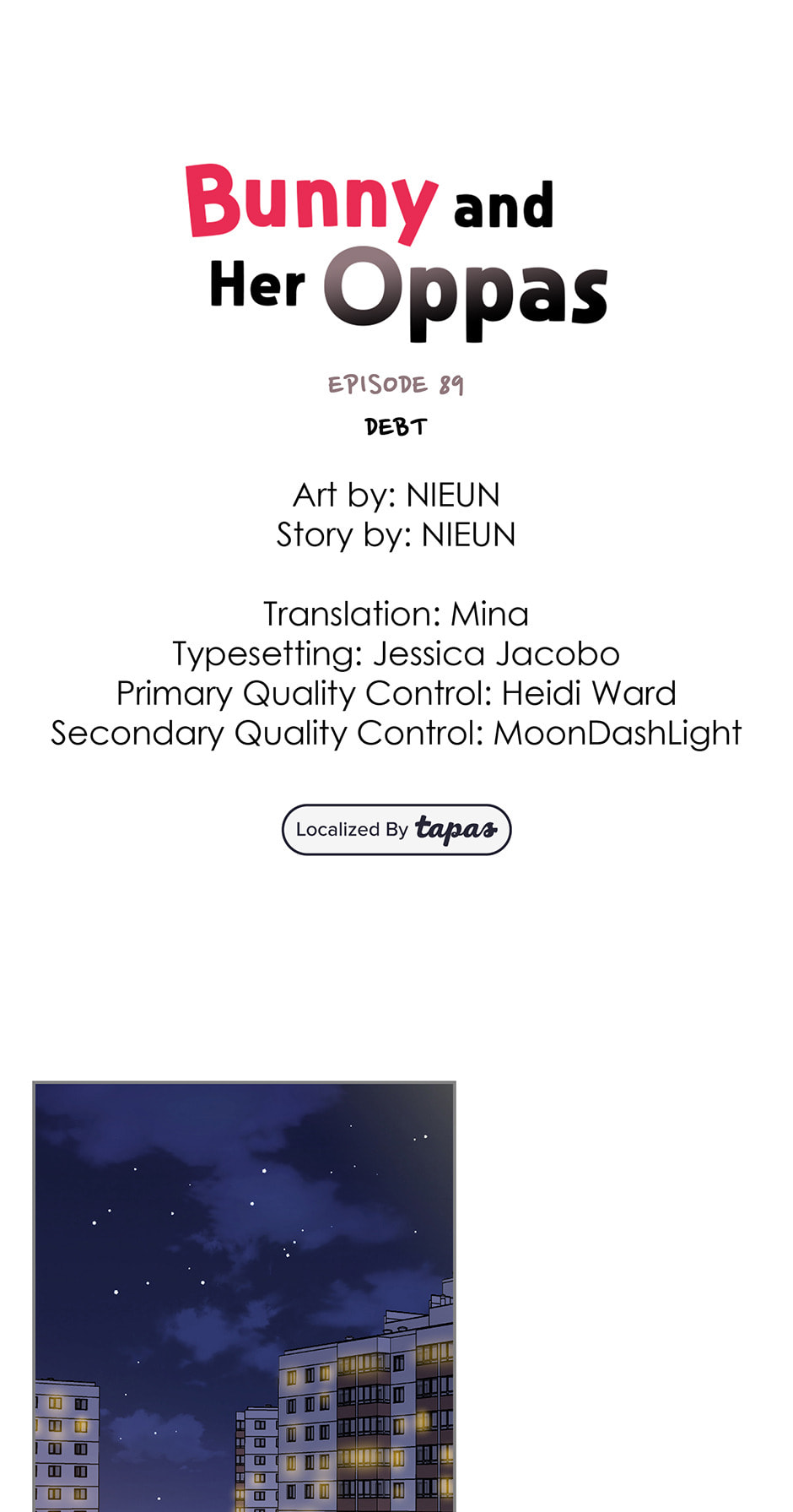Bunny and Her Oppas Chapter 89 page 1 - 