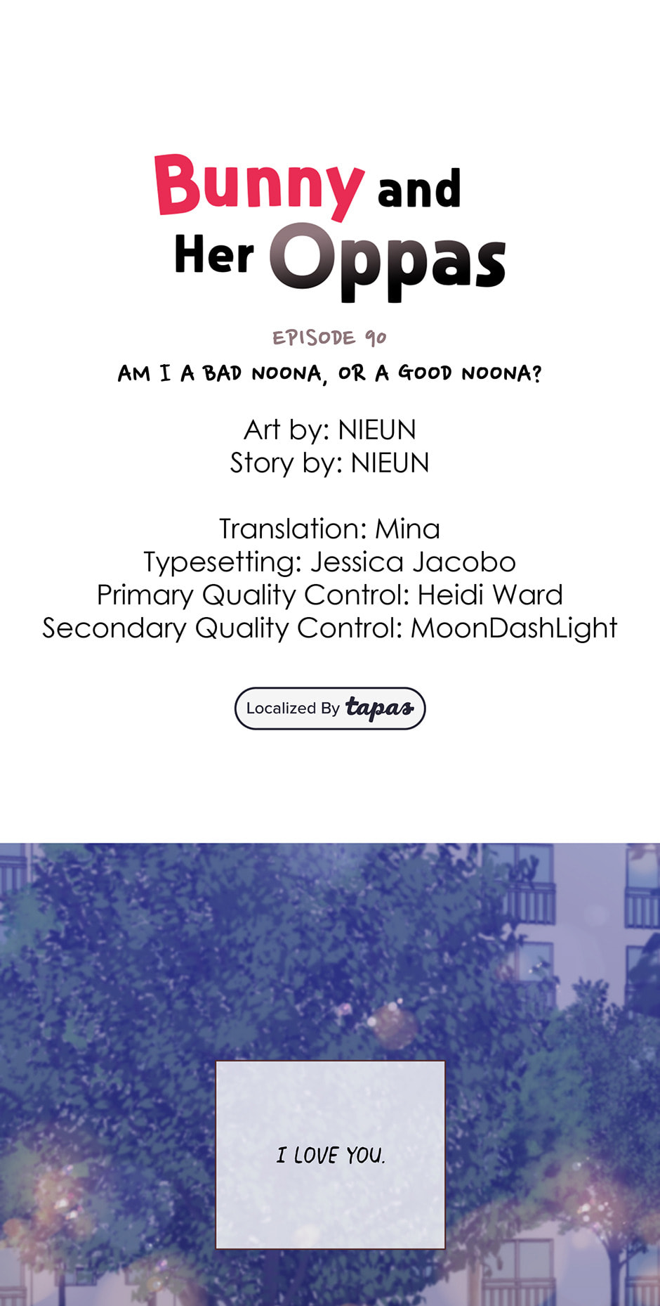 Bunny and Her Oppas Chapter 90 page 1 - 