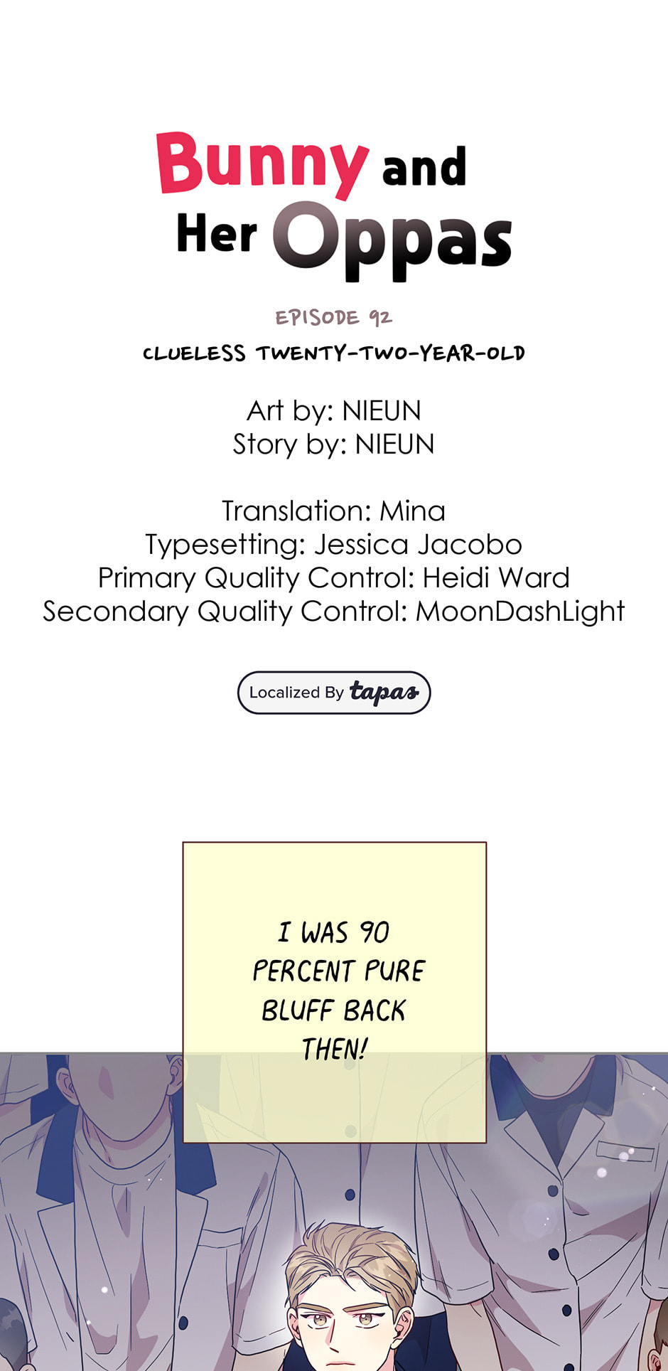 Bunny and Her Oppas Chapter 92 page 1 - 