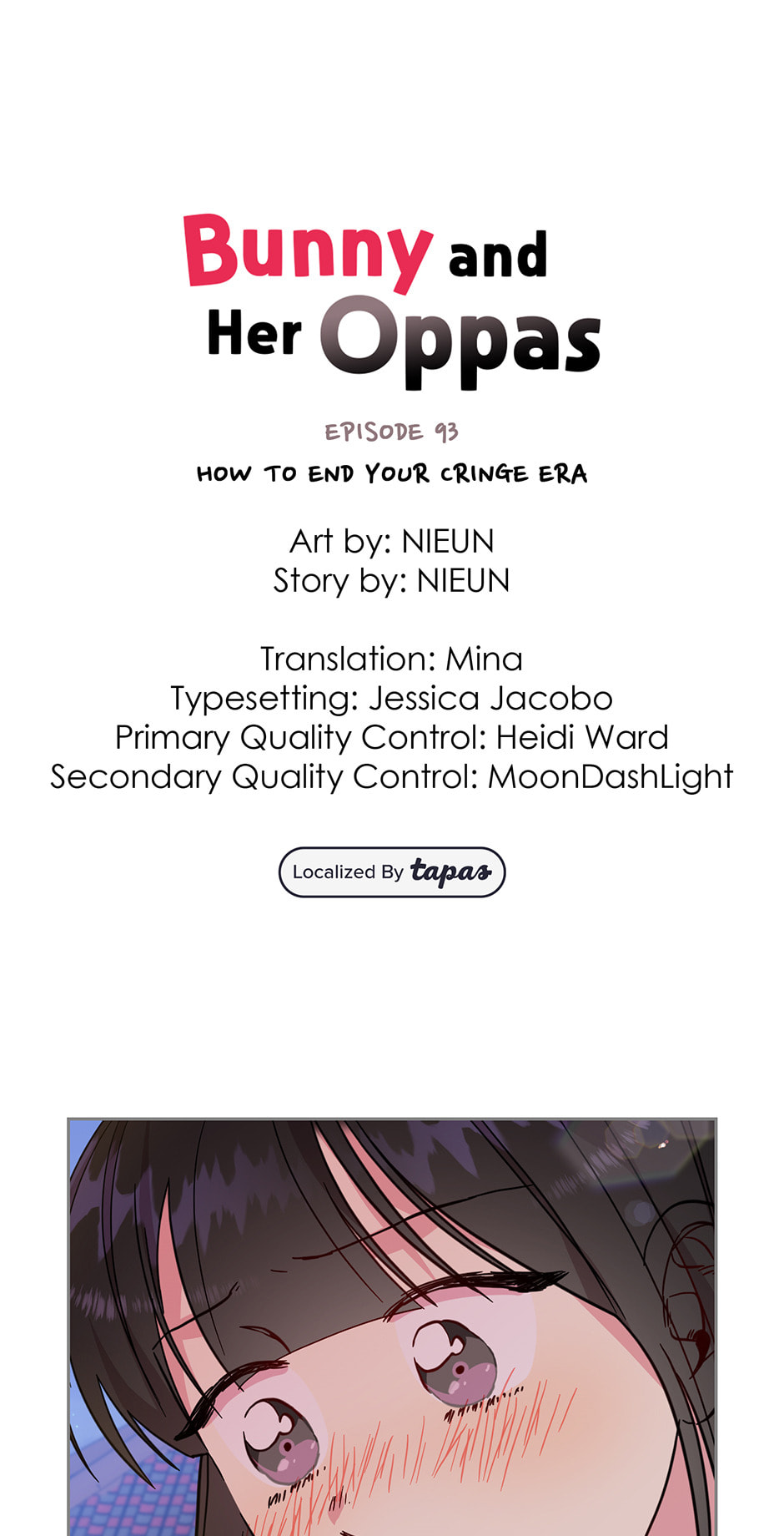 Bunny and Her Oppas Chapter 93 page 1 - 