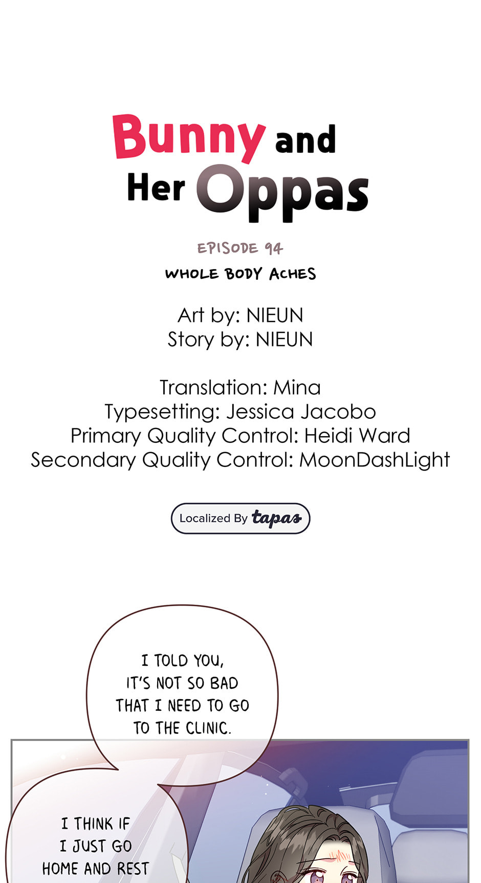 Bunny and Her Oppas Chapter 94 page 1 - 