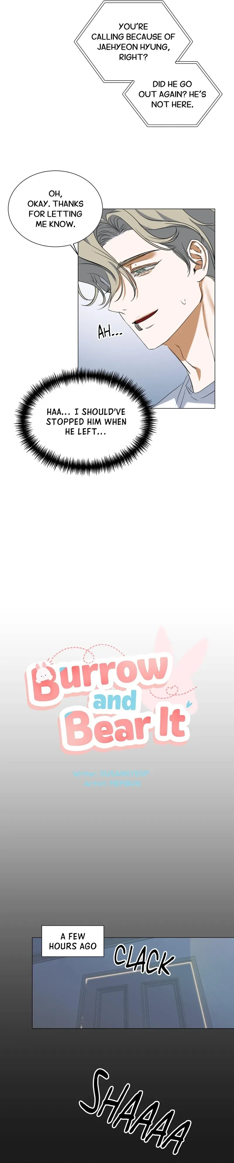 Read Burrow And Bear It chapter 8 image 3 on Lezhin