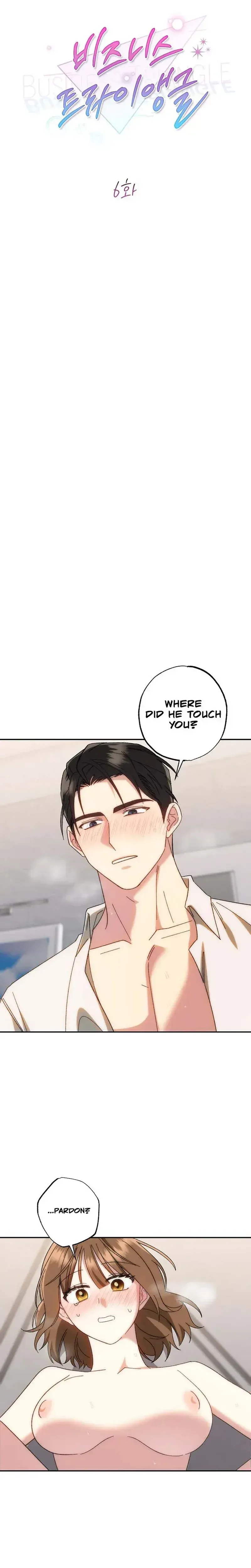 Read Business Triangle chapter 6 image 4 on Lezhin