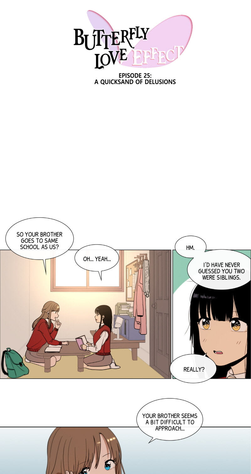Read Butterfly Love Effect chapter 25 image 1 on Lezhin