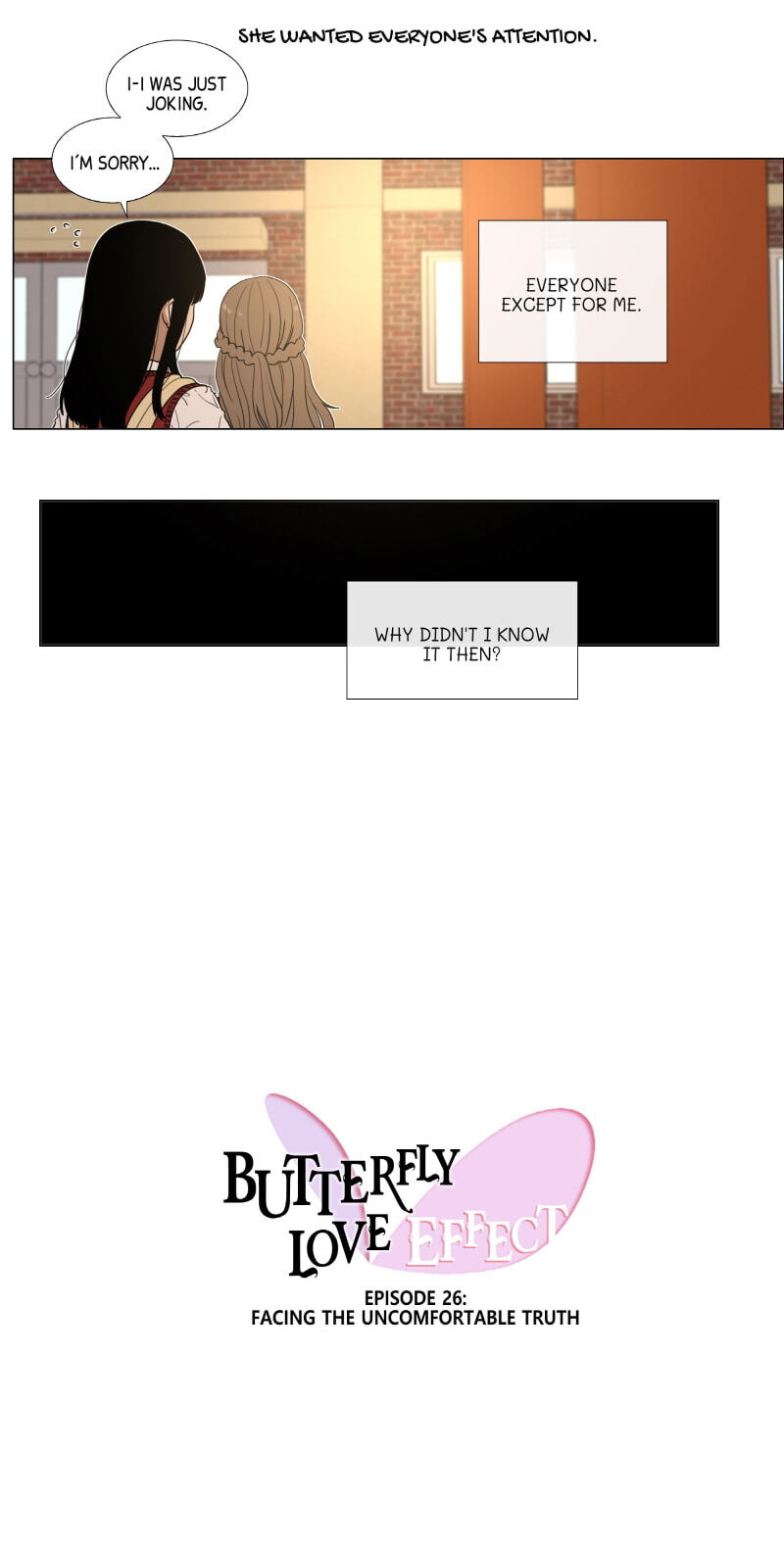 Read Butterfly Love Effect chapter 26 image 2 on Lezhin