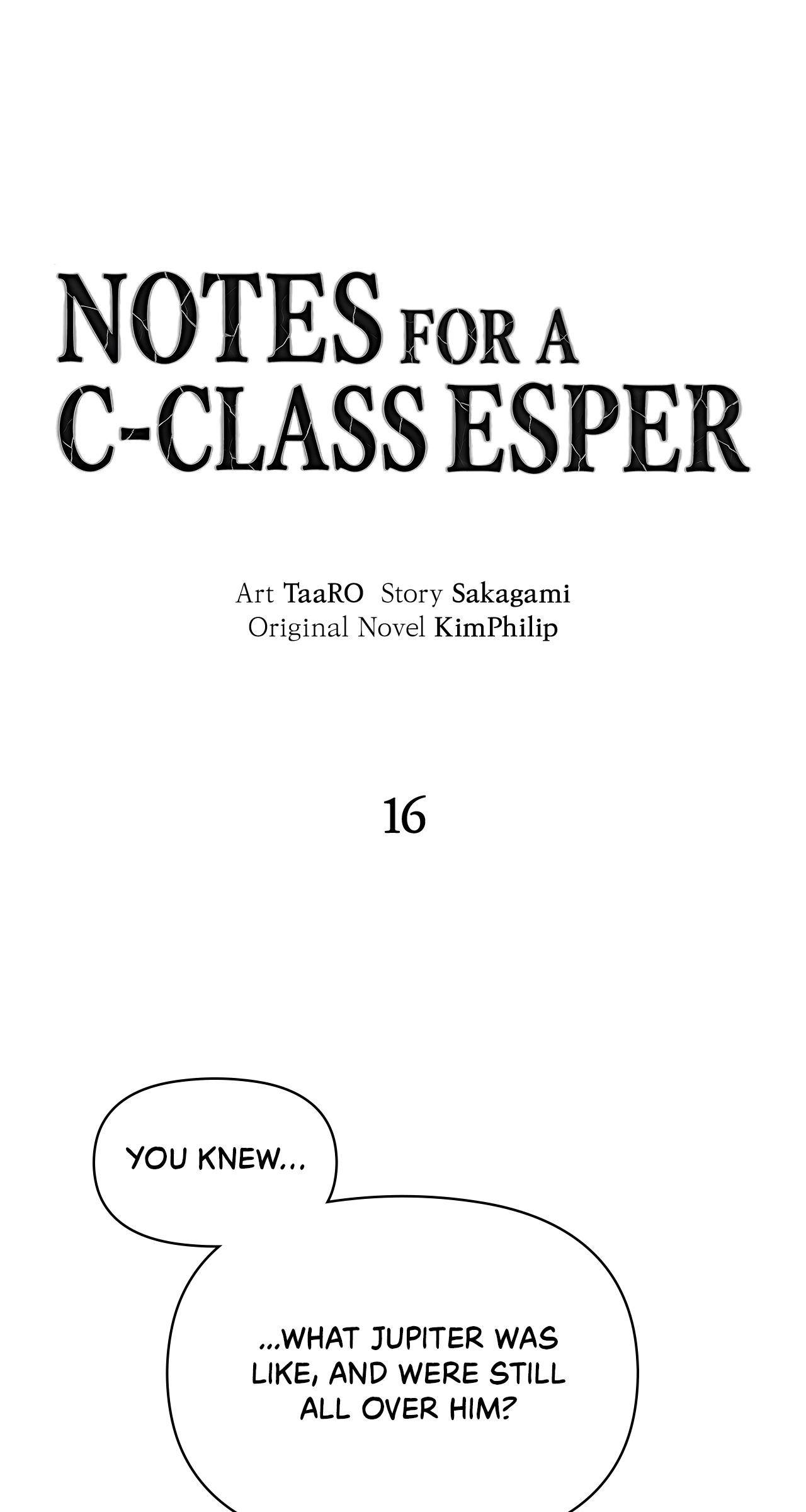 Read C-Class Esper’s Memorandum chapter 16 image 3 on Lezhin