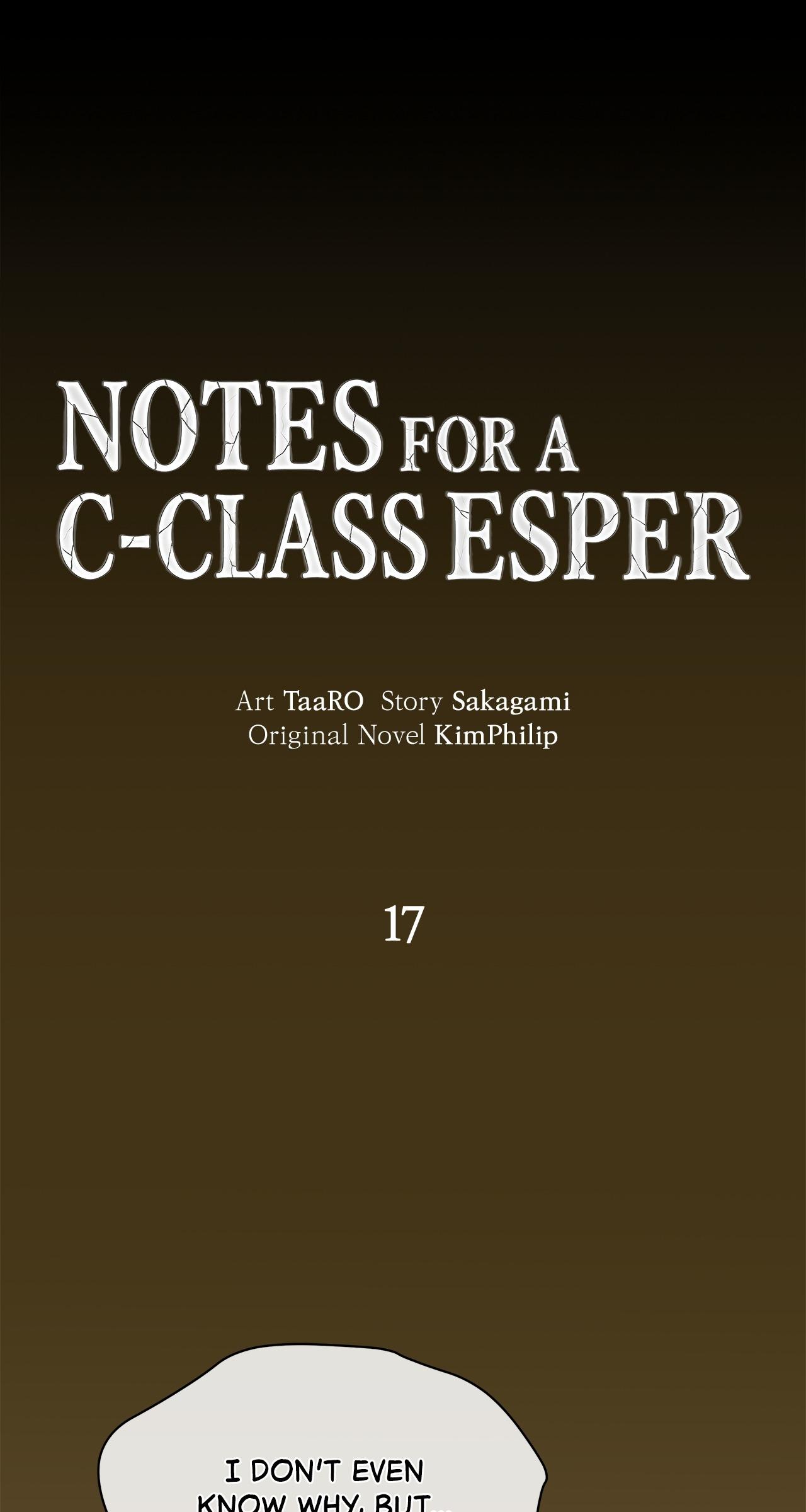 Read C-Class Esper’s Memorandum chapter 17 image 1 on Lezhin