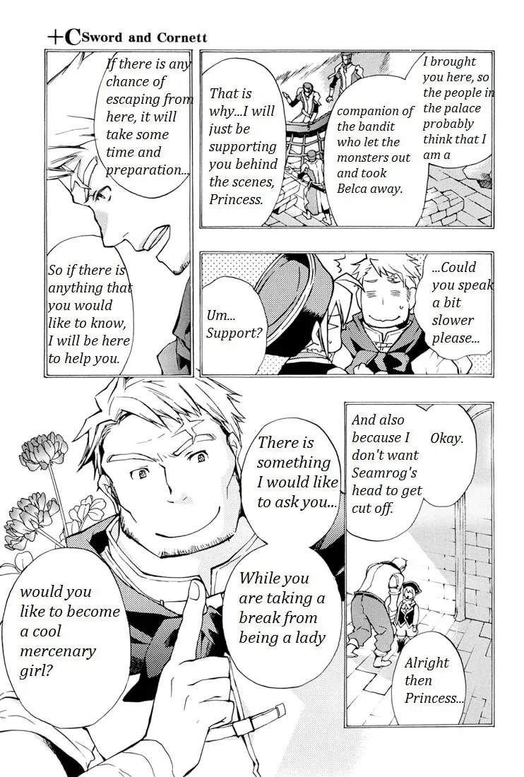 Read +C: Sword and Cornett chapter 26 image 16 on Lezhin