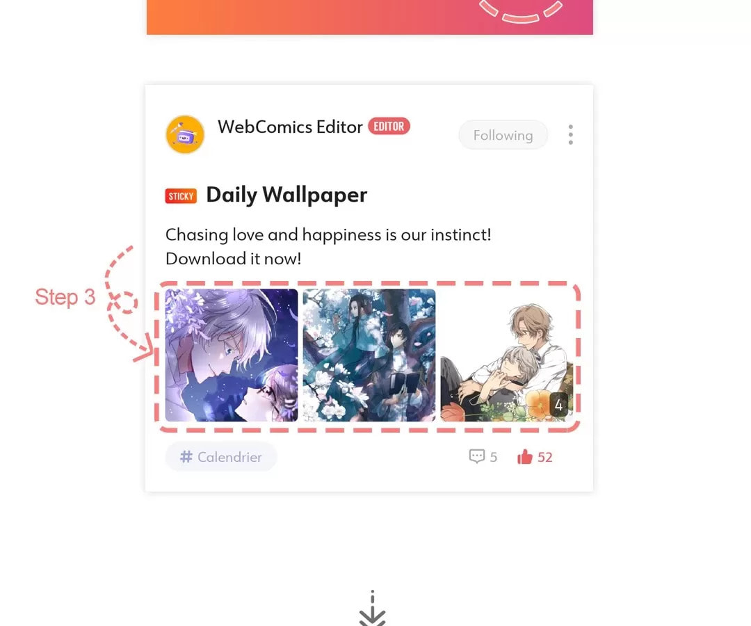 Read Calendrier Vengeur chapter 429 image 7 on Lezhin