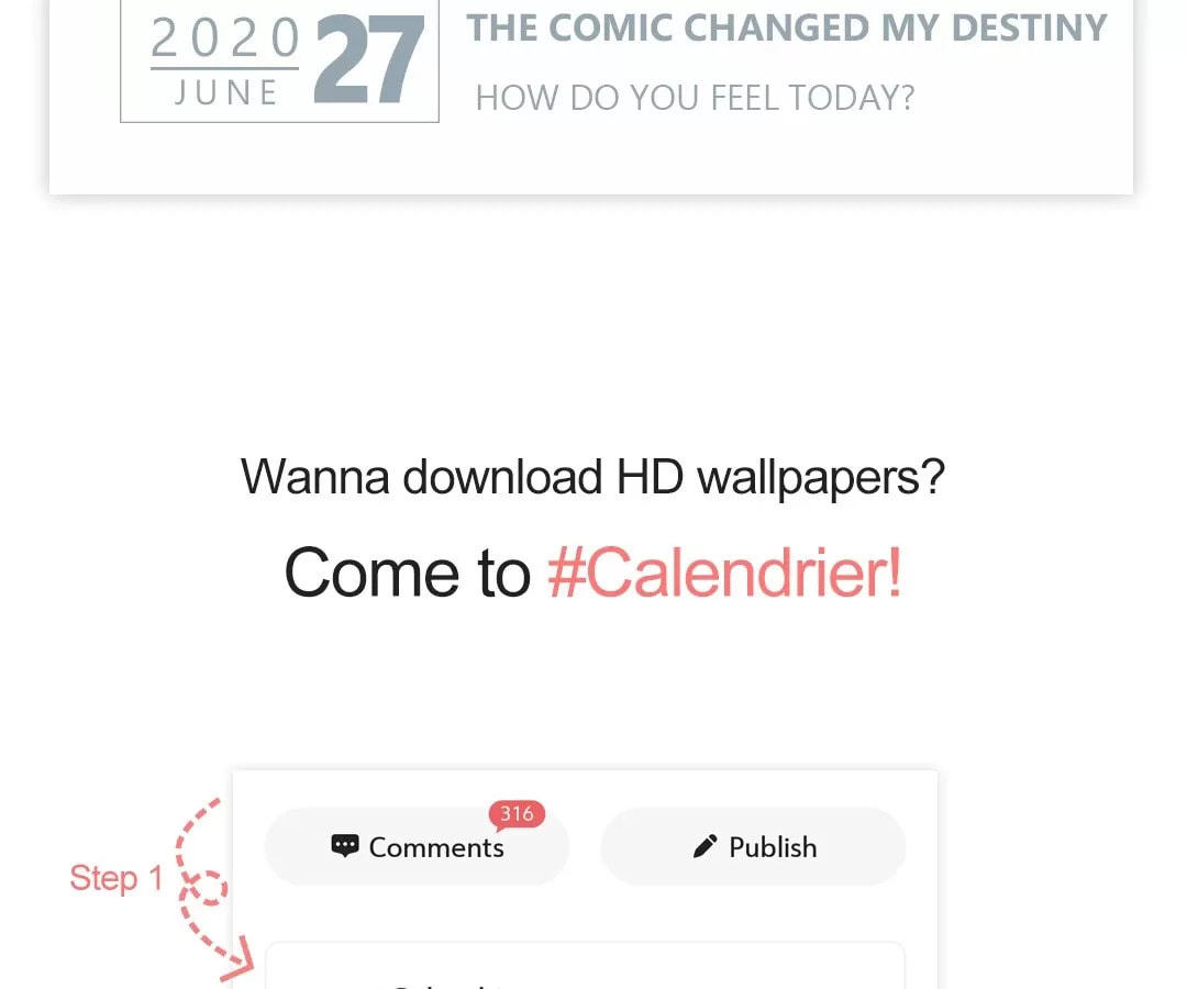 Read Calendrier Vengeur chapter 477 image 2 on Lezhin
