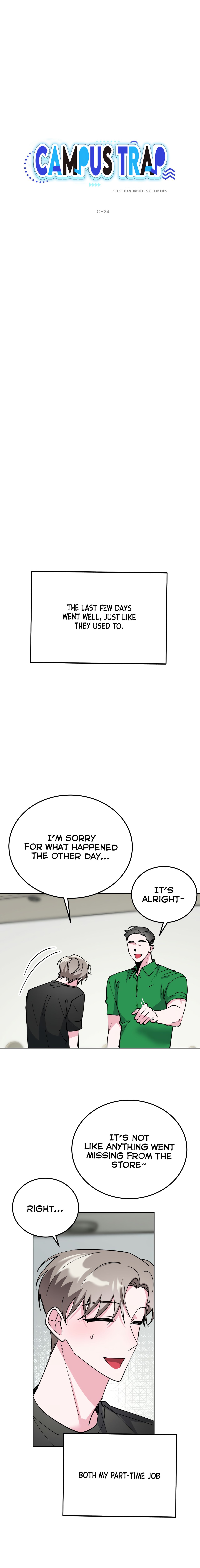 Read Campus Trap (MGS) chapter 24 image 1 on Lezhin