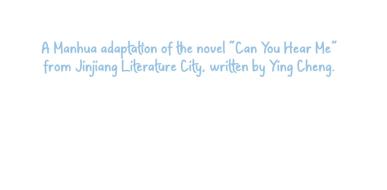 Read Can You Hear Me chapter 0 image 4 on Lezhin