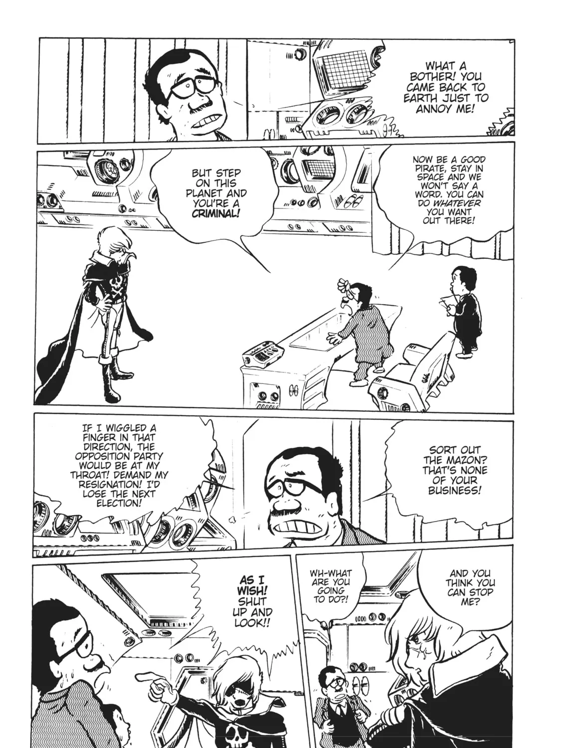 Read Captain Harlock: The Classic Collection chapter 14 image 8 on Lezhin