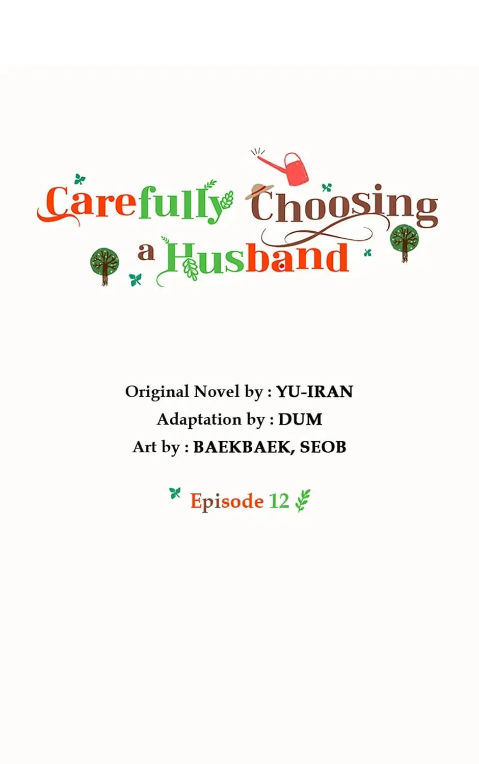 Read Carefully Choosing a Husband chapter 12 image 0 on Lezhin