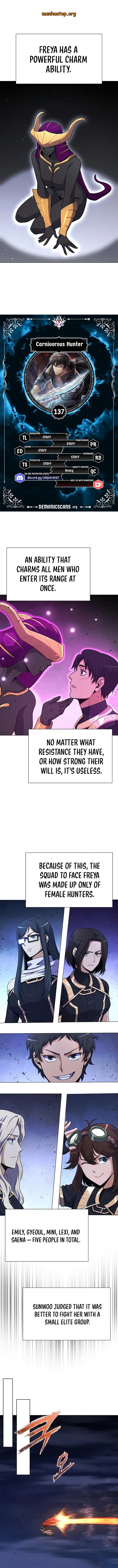 Read Carnivorous Hunter chapter 137 image 1 on Lezhin