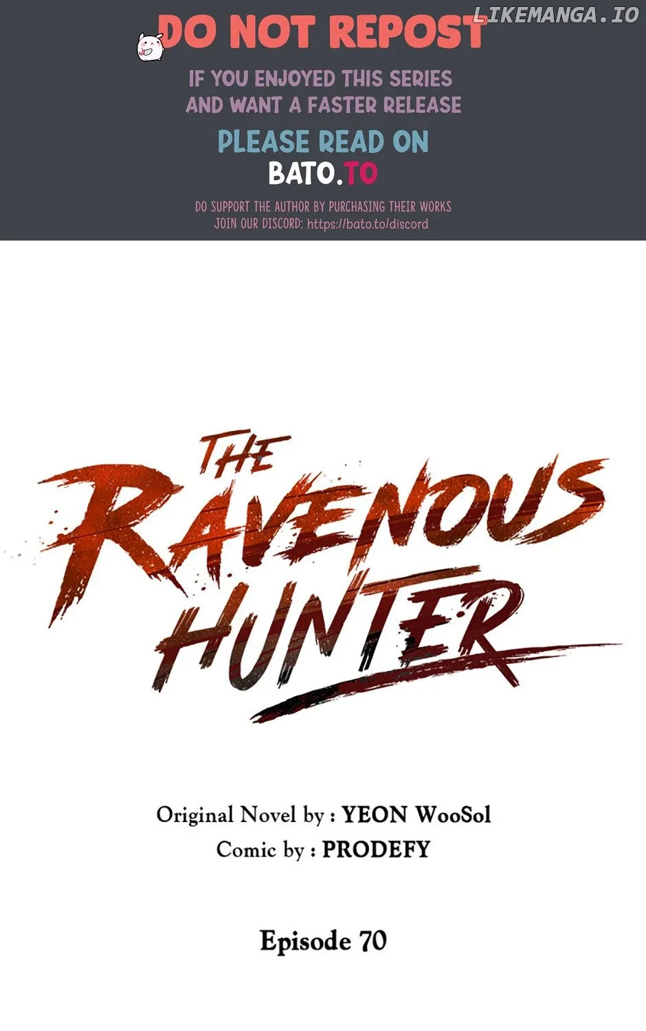 Read Carnivorous Hunter chapter 70 image 1 on Lezhin