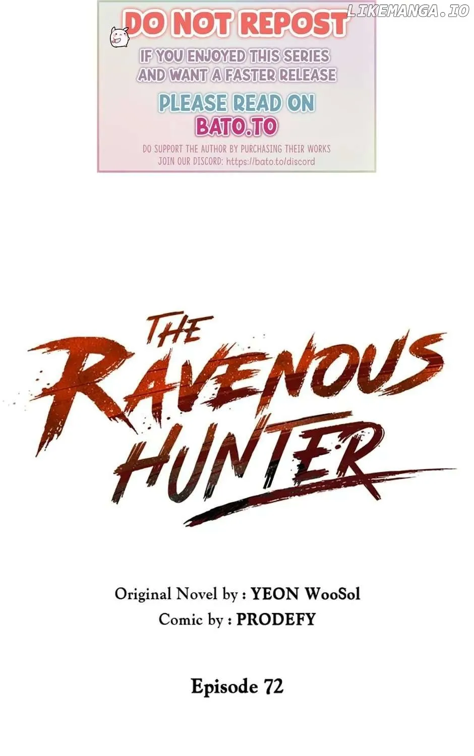 Read Carnivorous Hunter chapter 72 image 1 on Lezhin